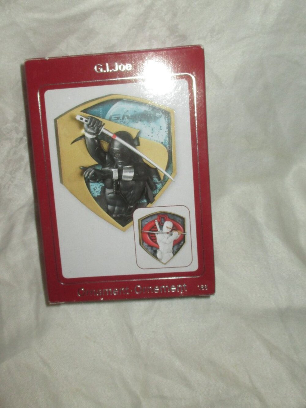 2009 American Greetings G.I. Joe Snake Eyes Storm Shadow NIB Holiday Ornament